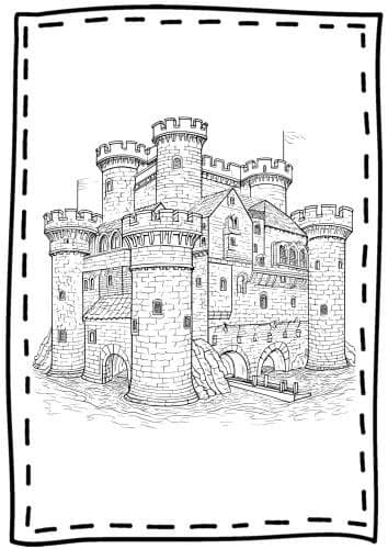CastlesColouringPages23