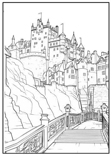 CastlesColouringPages24