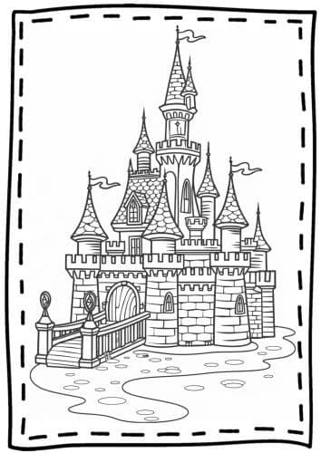 CastlesColouringPages3