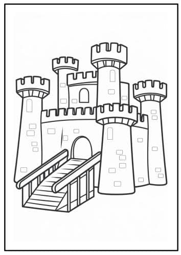 CastlesColouringPages4