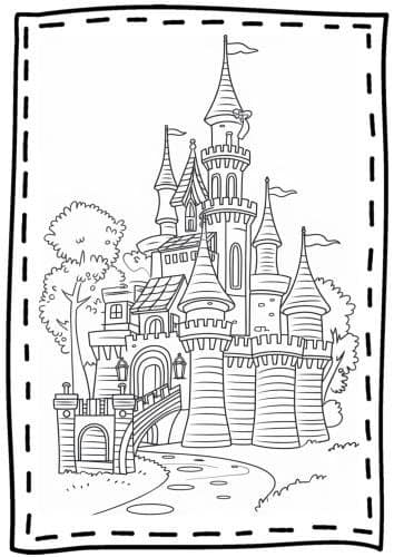 CastlesColouringPages5