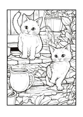 CatsColouringPages